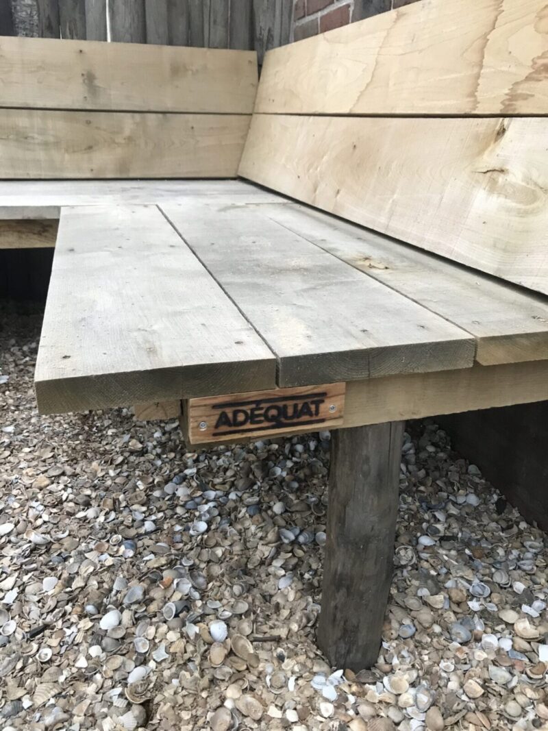 Holzbretter Edelkastanie Gartenbank selber bauen