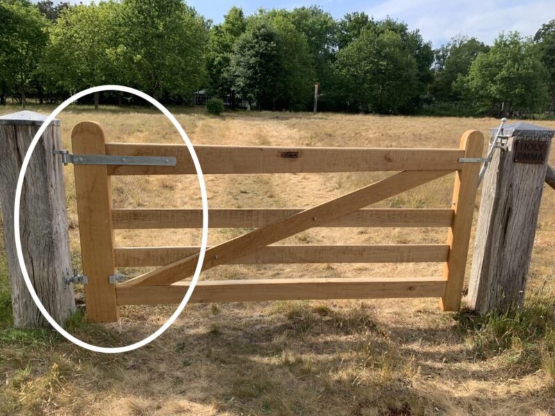 Scharnier-Set Holztor