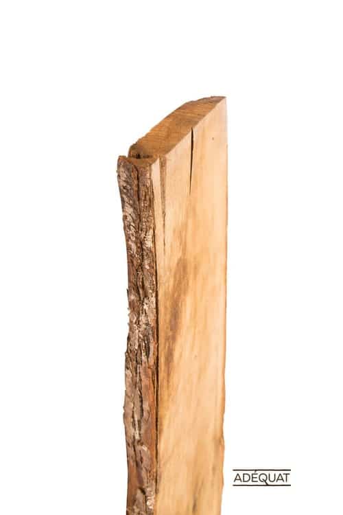 Holzbohlen Eiche mit Baumkante, nicht getrocknet