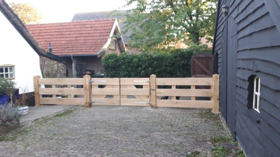 Doppeltor Holz Hoftor Rustikal Eiche Günstig kaufen! Adéquat