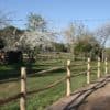 Pfosten Robinie Rund - System 2 (Post & Rail Fence) – Bild 2