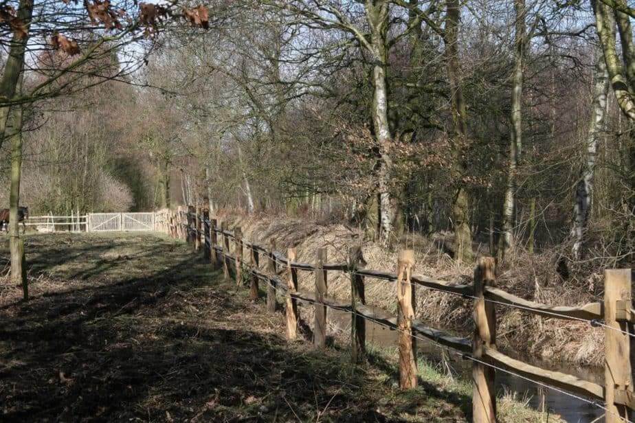 Zaunriegel - Traditioneler 1/4 Riegel aus Kastanie - Post and Rail Fencing - System 2