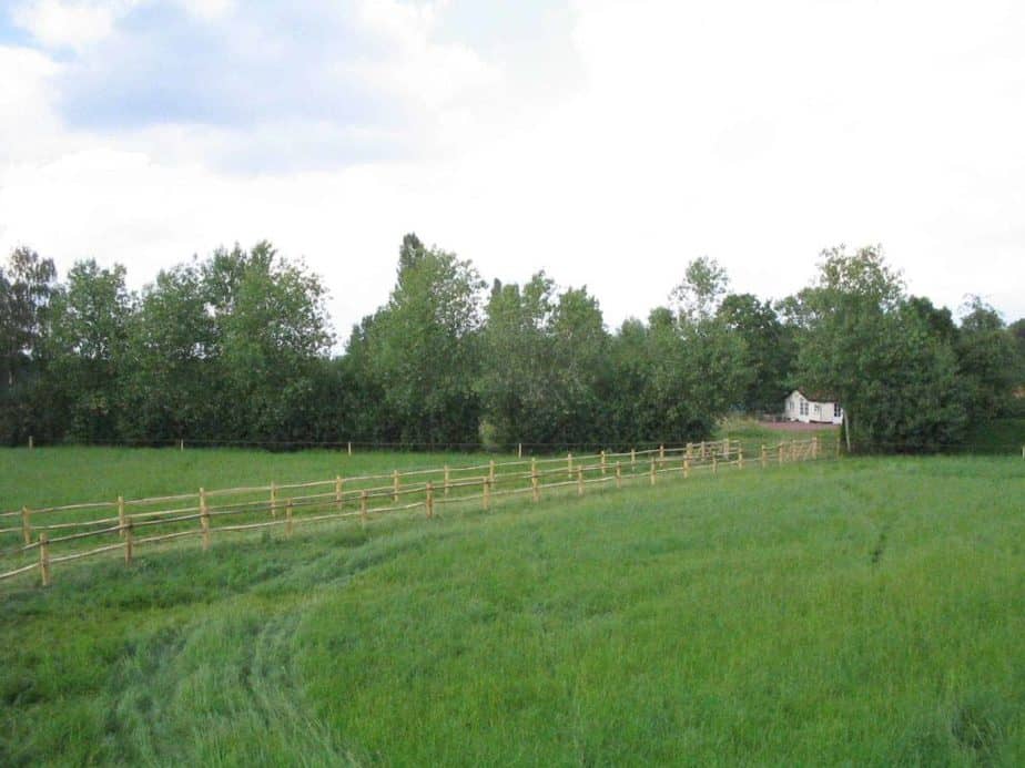 Zaunriegel - Traditioneler 1/4 Riegel aus Kastanie - Post and Rail Fencing - System 2