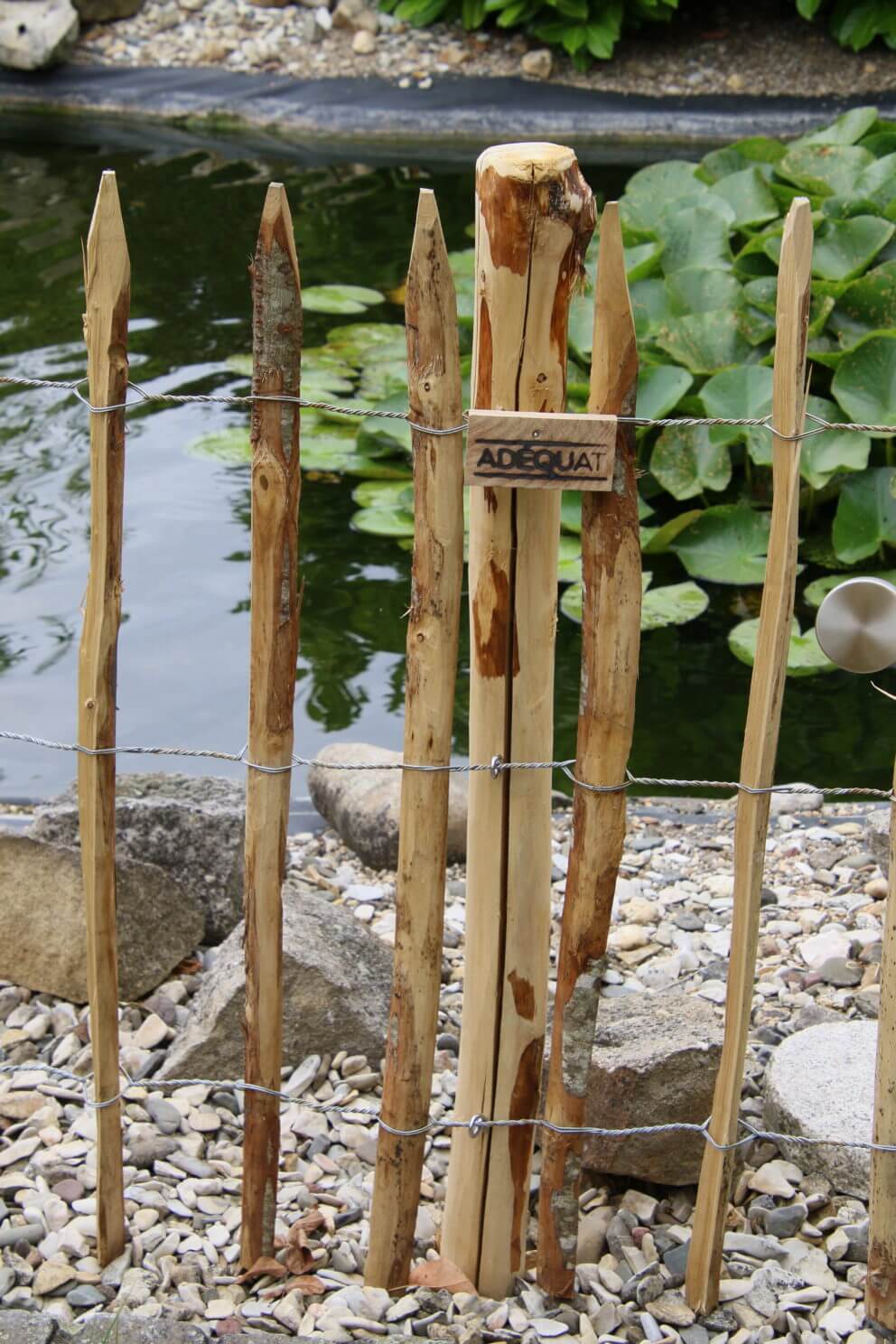 Französischer Staketenzaun 100 cm hoch mit 10 cm Lattenabstand