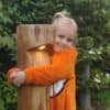 Holzlampe