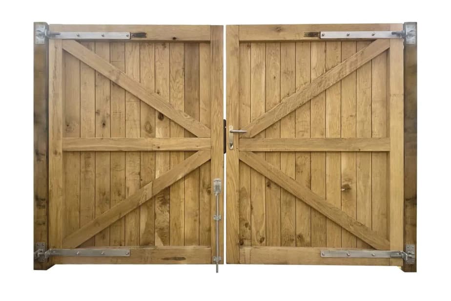 Luxus Gartentor Holz Mit Schloss 180 Cm Hoch Ebenbild