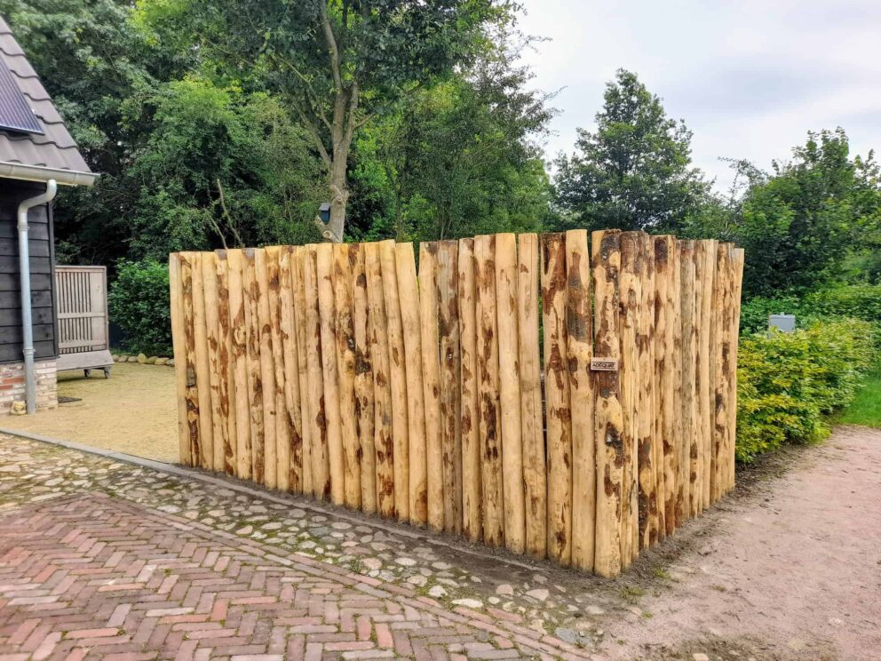 Mülltonnen verkleiden Sichtschutz Holz
