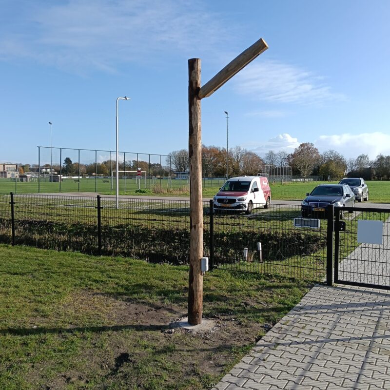 Straßenlaterne Holz Lampe