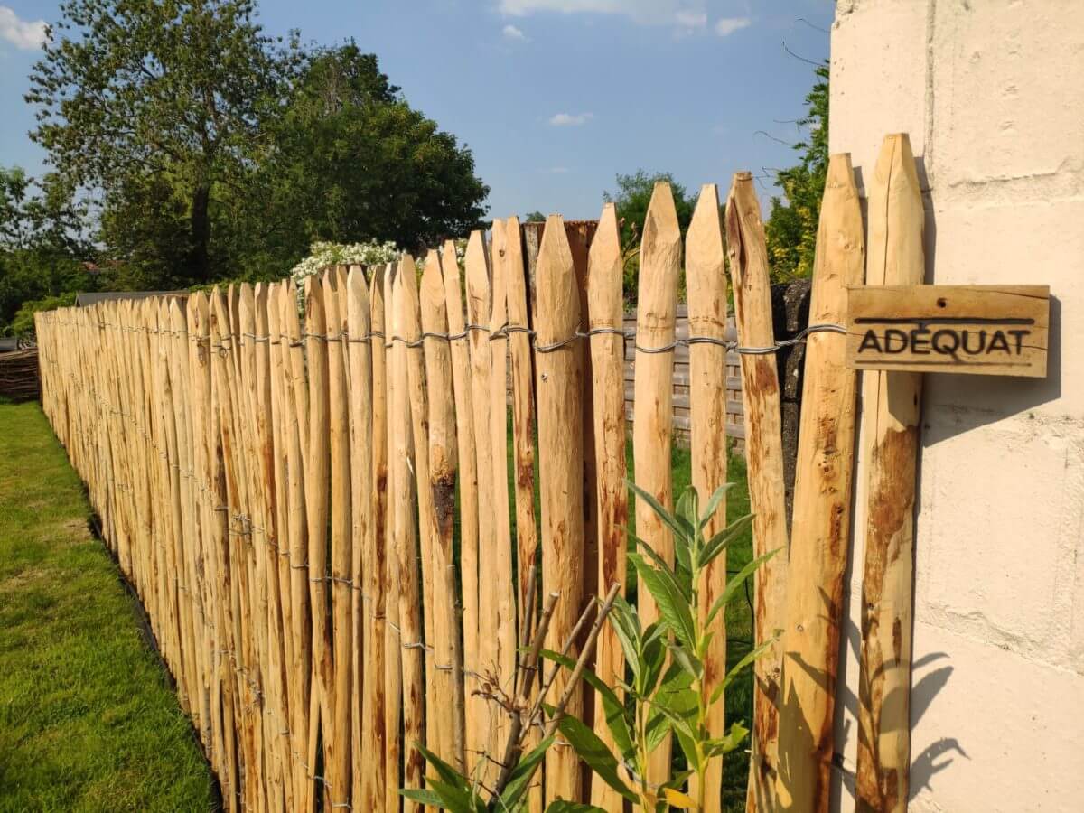Staketenzaun Sichtschutz 175 cm Adequat