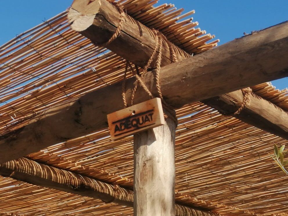 Pergola Holz selber bauen Holzpfähle Edelkastanie