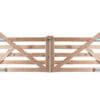 Weidetor Douglasie 5 Querlatten Doppeltor hinten