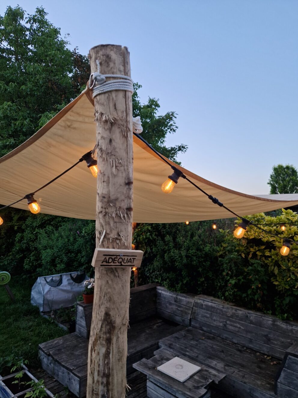 Lichterkettenmast Outdoor