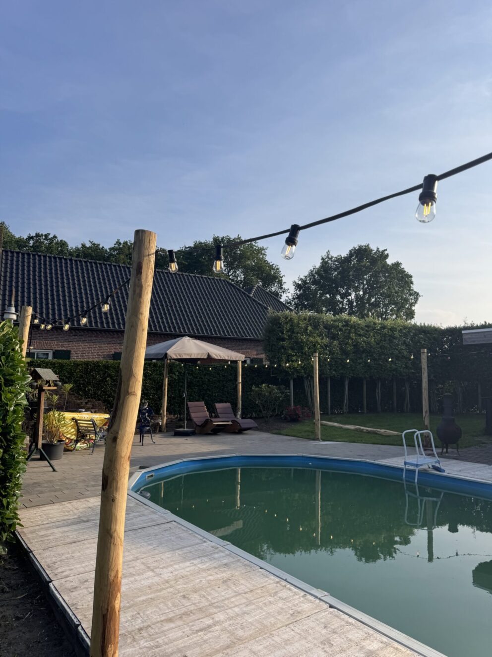 Lichterkettenständer Holz