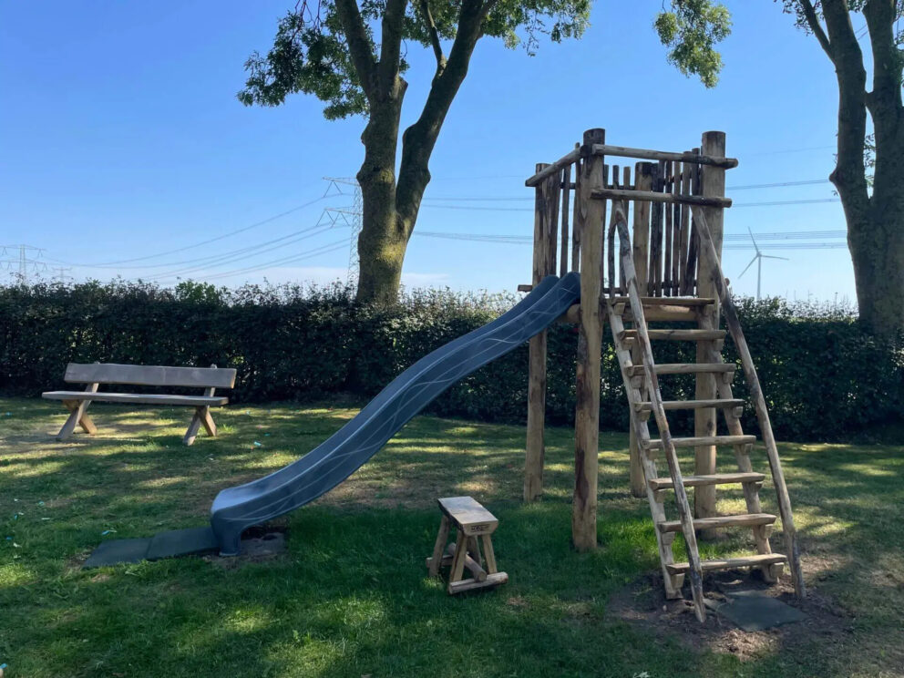 Spielgerät Holz Garten Spielturm Rutsche