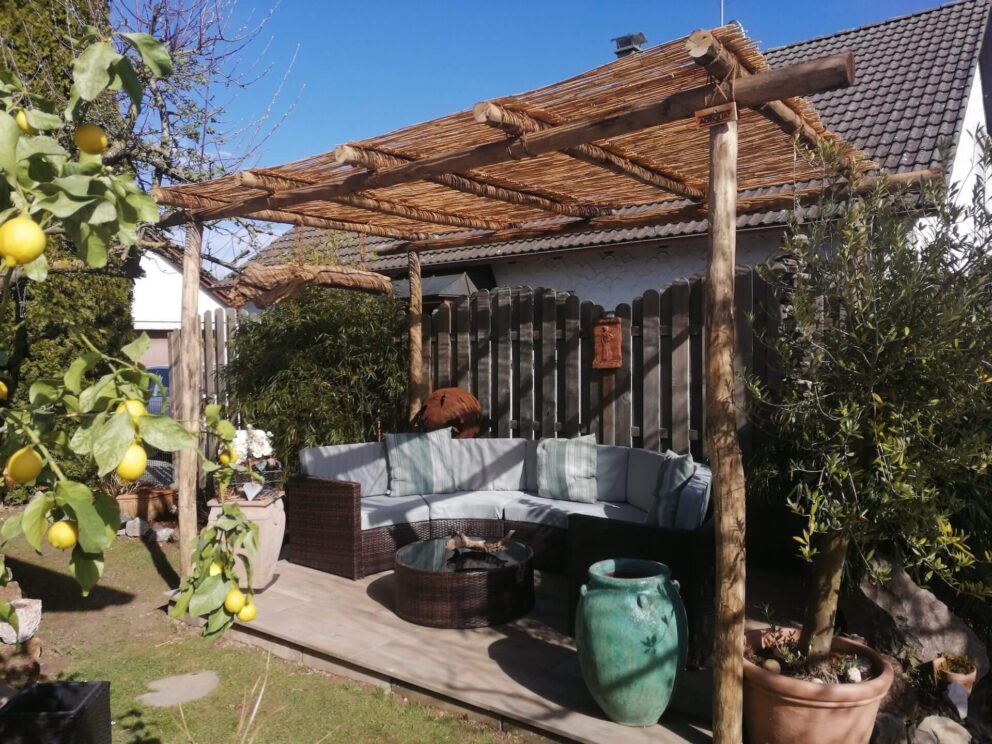 Gartenlounge Pergola Holz