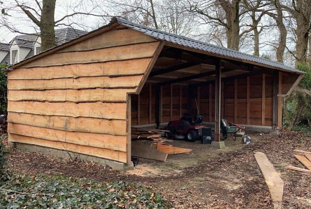 Holzschuppen Gartenschuppen Holz Douglasienbretter