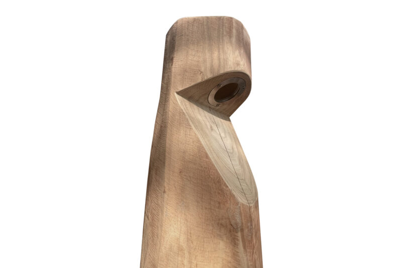 Wegeleuchte Holz Billy Robinie rund in-lite FLUX