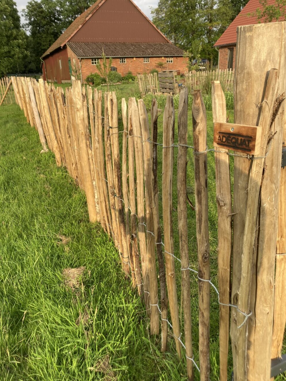 Staketenzaun Edelkastanie 120 cm