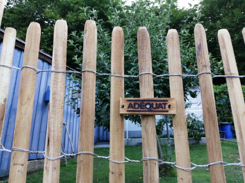 Staketenzaun Robinie 80 cm hoch, Lattenabstand 4 cm und Zaunpfahl 7-9 100 cm Länge für Bodenhülse