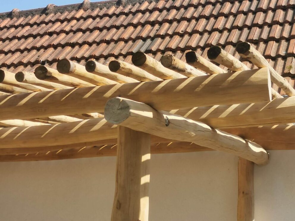 Mediterranr Garten Terrasse Pergola
