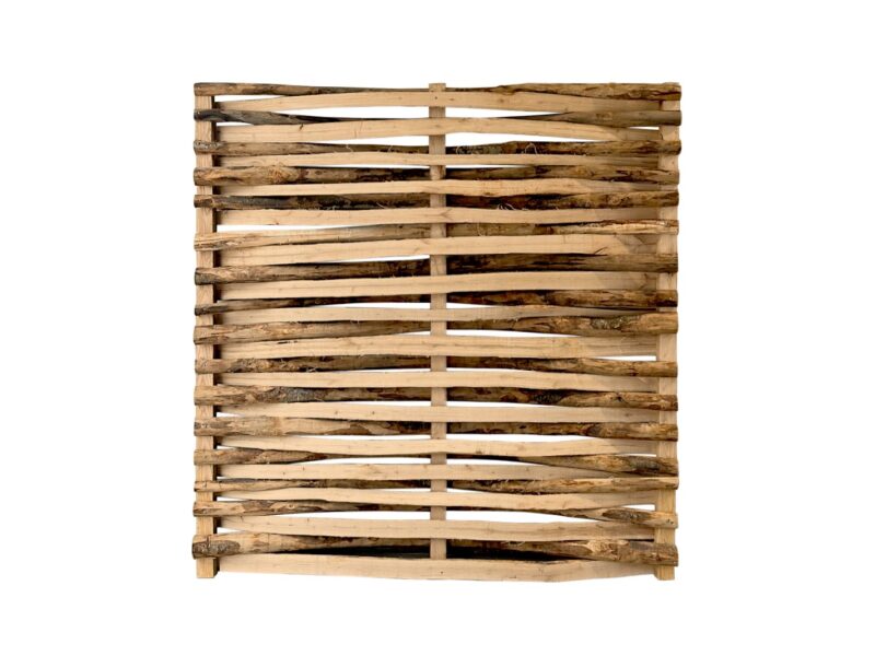 Sichtschutz Flechtzaun Lamellenzaun Kastanie 150 cm hoch 150 cm breit