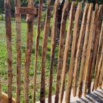 Fr. Staketenzaun Kastanien 100 cm hoch, Abstand 4 cm, 2x 5m rolle