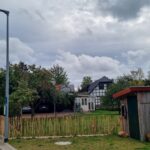 Fr. Staketenzaun Kastanien 100 cm hoch, Abstand 4 cm, 2x 5m rolle