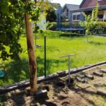 Kastanien Pfost 250 cm lang, Ø 13-16 cm - ohne Spitze, Kastanien Pfost 300 cm lang, Ø 13-16 cm -ohne Spitze