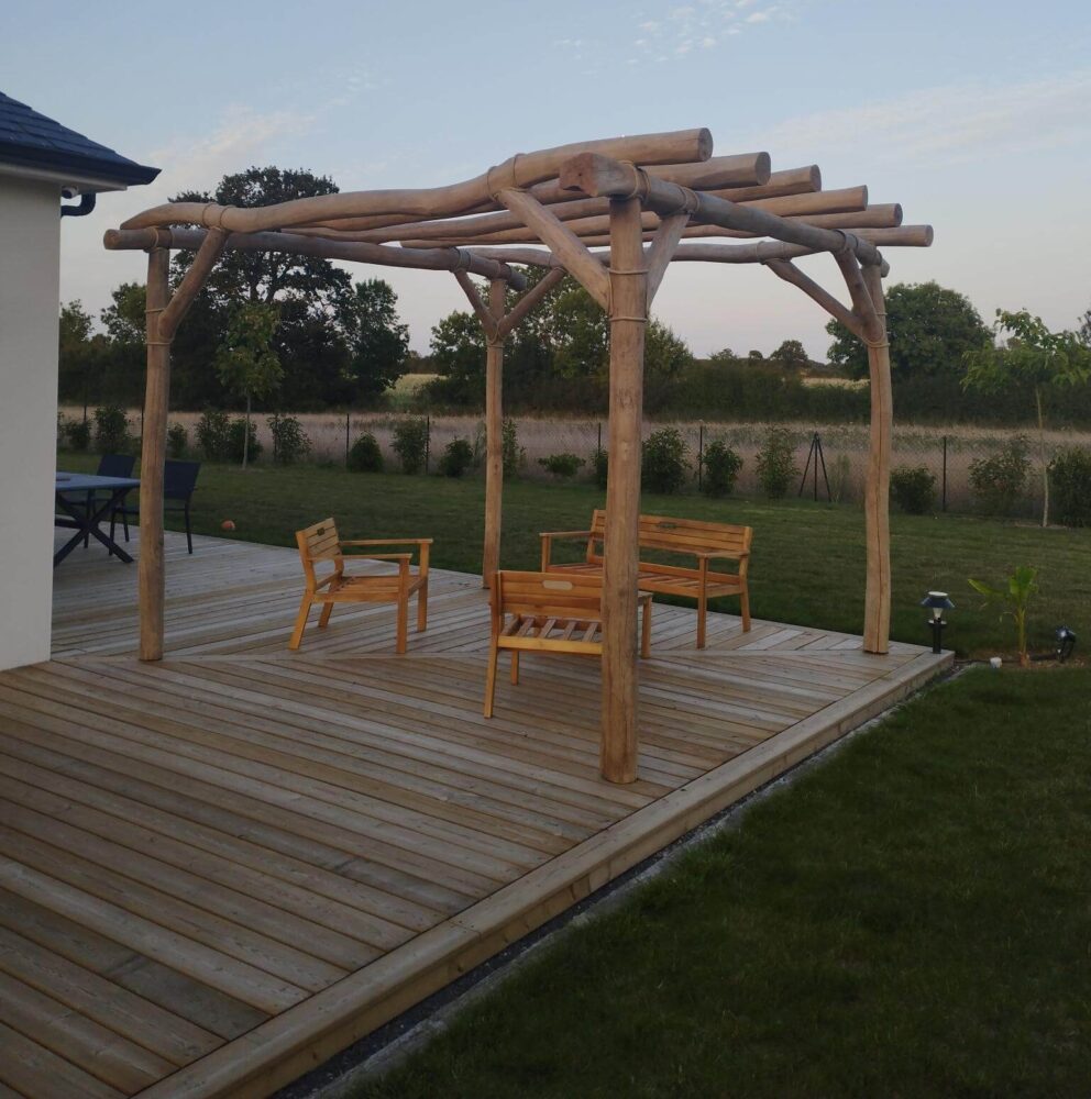 Holzterrasse