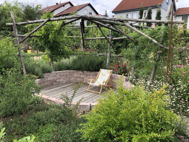 Runde Pergola Holz