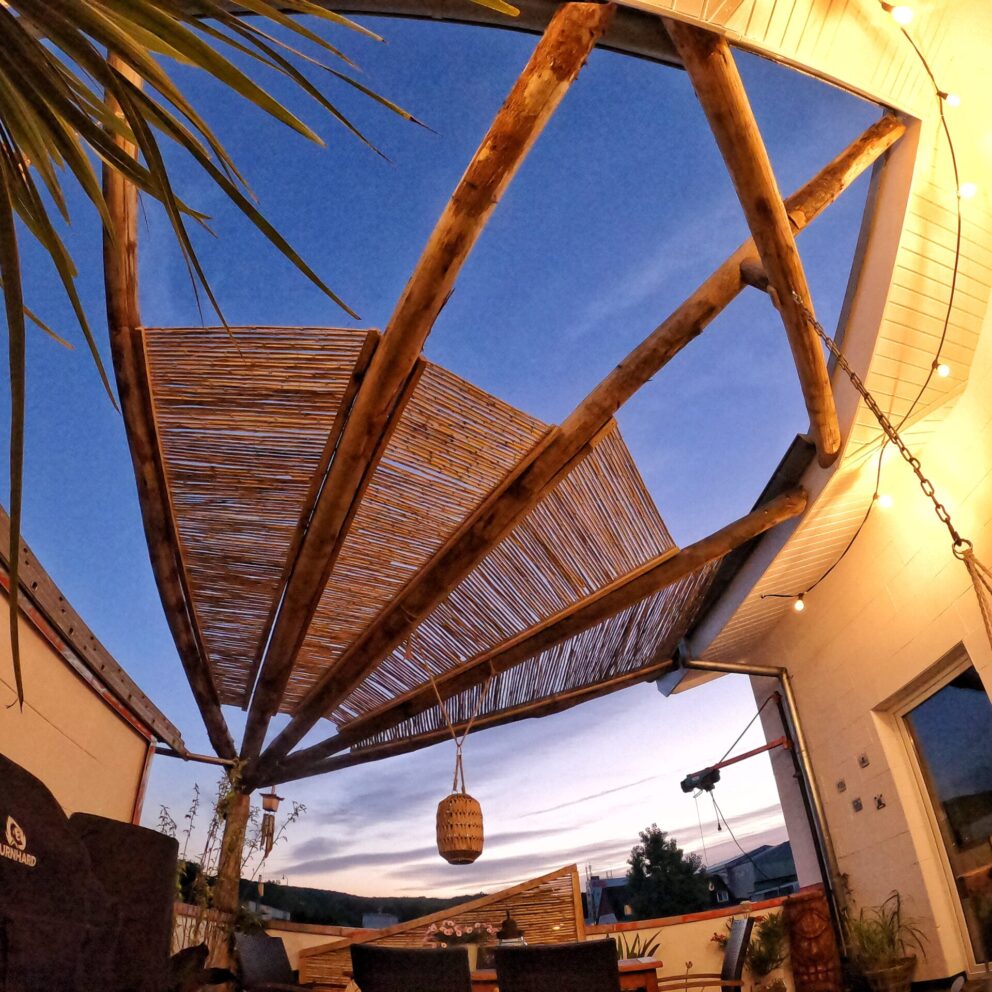 Runde Pergola Holz