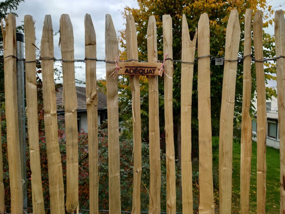 Fr. Staketenzaun Kastanie 175 cm hoch, Lattenabstand 2 cm