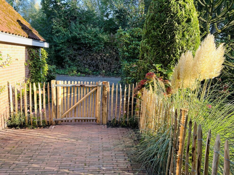 Gartenzaun Landhausstil Holztor