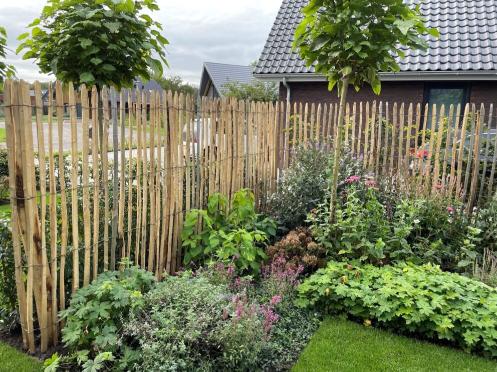 Gartenzaun Landhausstil Sichtschutz Holz 175 cm