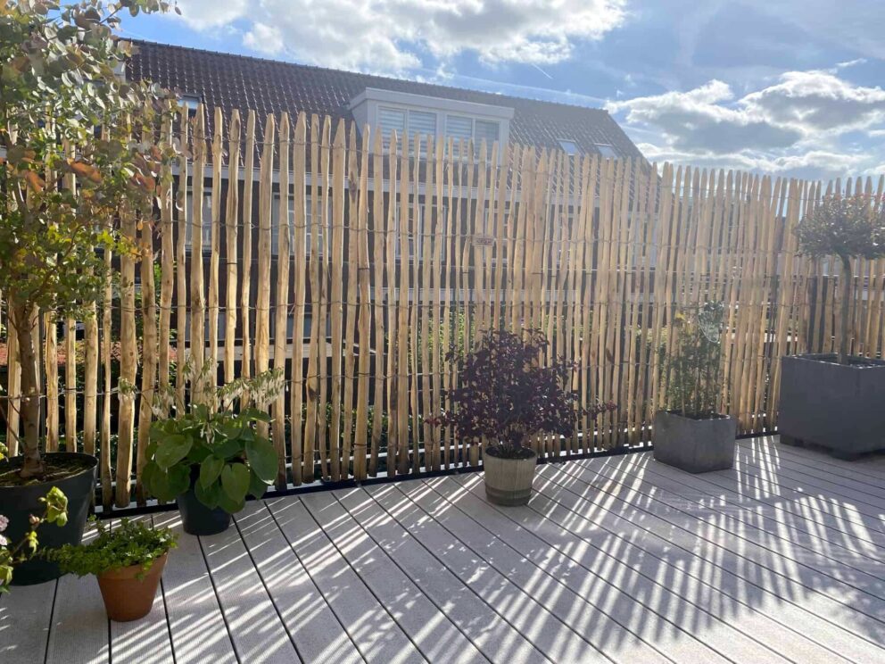 Landhaus Zaun Sichschutz