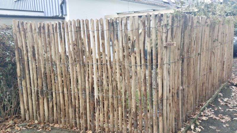 Staketenzaun Sichtschutz Edelkastanie 175 cm hoch