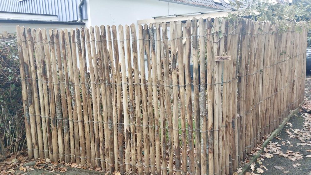 Staketenzaun Sichtschutz Edelkastanie 175 cm hoch