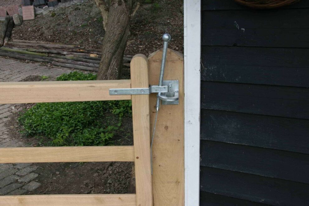 Torverschluss englisch Holztor