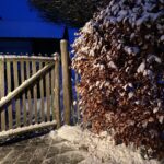 Französische Staketenzaun Tor, 120 cm hoch