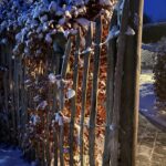 Fr. Staketenzaun Kastanien 120 cm hoch, Abstand 6 cm, 10m Rolle