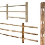 Post & Rail Fencing Kastanie