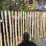 Fr. Staketenzaun Kastanien 80 cm hoch, Abstand 4 cm, 2x 5m Rolle