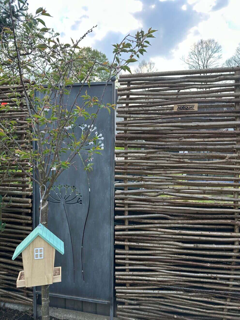 Haselnuss Zaun Somme 1, 150Bx180H