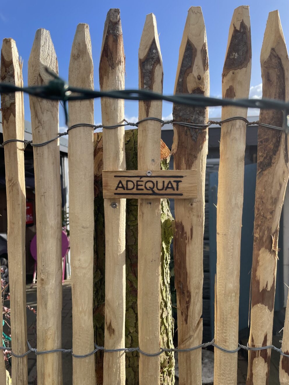 Staketenzaun 150 cm hoch 2 cm Lattenabstand