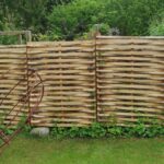 Sichtschutz Flechtzaun – Lamellenzaun Kastanie 150Hx120B