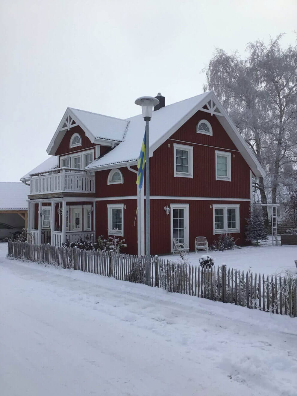 Schwedenhaus Zaun