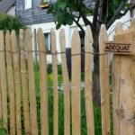 Staketenzaun Kastanie 120 cm H mit Lattenabstand 4 cm