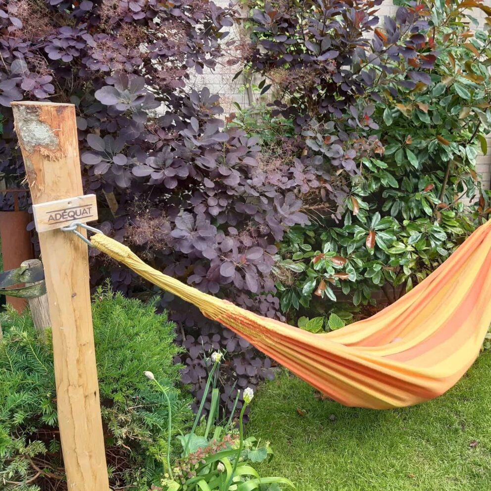 Hängematte nur ein Baum aufhängen Baumersatz