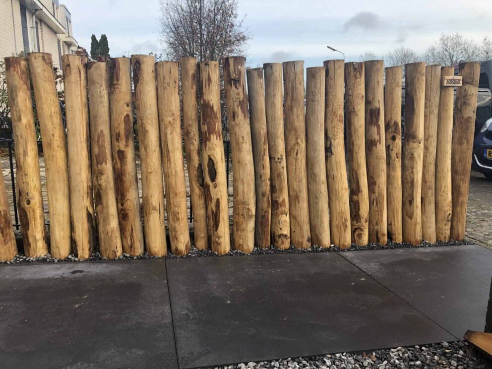 Holzpalisade