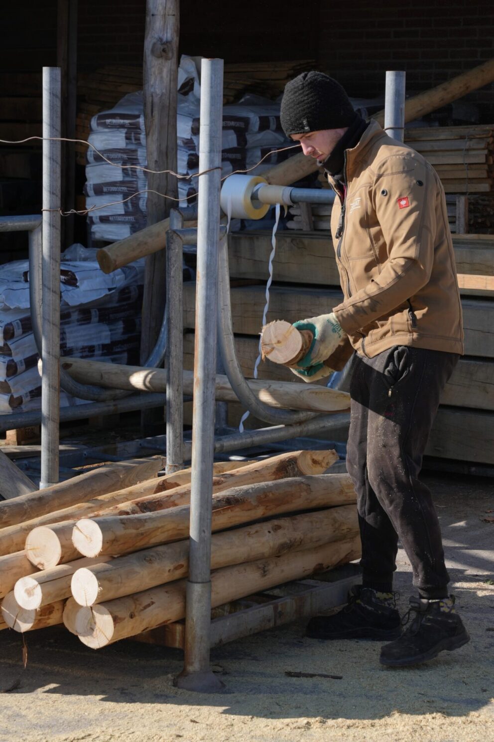 Holzpfahl Hersteller Niederlande